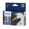 Картридж струйный Epson C13T08144A yellow R270/290/RX590 (пов. емкости)