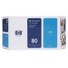 Картридж струйный HP 80 C4846A голубой для HP DJ 1050/1055