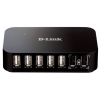 Разветвитель USB 2.0 D-Link DUB-H7 7порт. черный (DUB-H7/B)