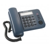 Телефон проводной Panasonic KX-TS2352RUC синий (мин.кол.3)