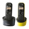 Телефон Panasonic Dect KX-TG1312RU6 (2 трубки - серая и желтая)