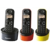 Телефон Panasonic Dect KX-TG1313RU5 (3 трубки - серая, оранжевая и желтая)