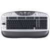 Клавиатура A4 KB-26 black/silver PS/2 office multimedia navigation control <KB-26 PS>