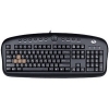 Клавиатура A4 KB-28G-1 черный PS/2 Multimedia Gamer (KB-28G-1 PS (BLACK))