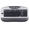 Клавиатура A4 KBS-26 A-Type PS/2 black&silver office multimedia navigation control <KBS-26 PS>