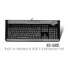 Клавиатура A4 KX-5mu PS/2 X-Structure black Audio multimedia (with VC and usb 2.0) (KX-5MU PS (WITH MIC & SPEAKER)