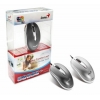 Мышь Genius Mini Traveler серебристый лазерная (1600dpi) USB для ноутбука (2but) (GM-MINITRAV L S)