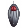 Мышь Logitech Marble серый/серебристый/красный трекбол USB (4but) (910-000808)