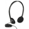 Наушники накладные Logitech Dialog 220 2.9м черный проводные (оголовье) (980177-0000)