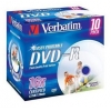 Диск DVD-R Verbatim 4.7Gb 16x Jewel Case Glossy Printable (10шт) 43567 (43567)