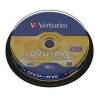 Диск DVD+RW Verbatim 4.7Gb 4x Cake Box (10шт) (43488)