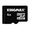 Флеш карта microSDHC 4Gb class4 + adapter Kingmax (мин.кол.5)