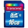 Флеш карта SDHC 16Gb Class6 Transcend TS16GSDHC6 w/o adapter