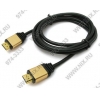 Кабель Orient HDMI to HDMI (19M -19M) 2м <1374-Gold HDMI> ver1.3