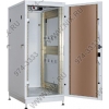 NT PRACTIC PLUS / МGLASS 27-66 G Шкаф 19" напольный, серый 27U 600*600, дверь стекло-металл (3ч)
