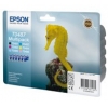 Картридж струйный Epson T0487 C13T04874010 6цв. набор карт. для Epson St Ph R200/300/500/600