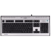 Клавиатура A4 KLS-7MUU серебристый/черный USB slim Multimedia (KLS-7MUU USB)