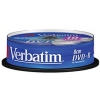Диск DVD-R Verbatim 1.4Gb 4x Cake Box (10шт) Printable (43573)
