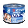 Диск DVD+R Verbatim 4.7Gb 16x Cake Box (50шт) Printable (43512)