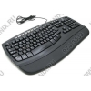 Клавиатура Logitech Comfort Wave 450 Black <USB> Ergo, 104КЛ+10КЛ М/Мед <920-001408>