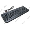 Клавиатура Microsoft Wired Keyboard 600 Black <USB> 104КЛ + 5КЛ  М/Мед <ANB-00018> влагозащита