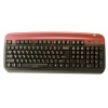 Клавиатура Oklick 300M черный/красный PS/2+USB