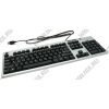 Клавиатура BTC 5109C/U Black&Silver <USB>  104КЛ+4КЛ М/Мед