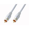 Шнур LUXMANN 1RCA Plug - 1RCA Plug металлик (401-13x-4)