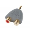 Адаптер LUXMANN 3.5 Stereo Plug - 2RCA Jack (423-920-2)