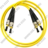 Patch cord  ВО, ST-ST, Duplex, SM  9/125 1м