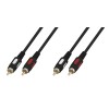 Шнур LUXMANN 2RCA Plug - 2RCA Plug черный (402-05x-1)