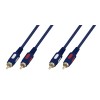 Шнур LUXMANN 2RCA Plug - 2RCA Plug темно-синий (402-05x-9)