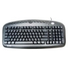 Клавиатура A4 KBS-27 A-Type Black multimedia PS/2 <KBS-27 BLACK PS/2>