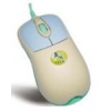Мышь A4 MOP-36-3 3D yellow optical mini (800dpi) PS/2+USB <MOP-36-3 (YELLOW)>