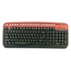 Клавиатура Oklick 320M черный/красный PS/2+USB Multimedia