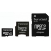Флеш карта micro SD 1Gb + 2 adapters Transcend (TS1GUSD-2)