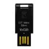 Флеш диск Kingston 16Gb DataTraveler Mini Slim Black (DTMS/16GB)