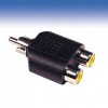 Переходник BELSIS RCA(папа) - 2RCA(мама) (BW1059)