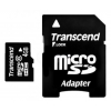 Флеш карта microSDHC 4Gb Class6 Transcend TS4GUSDHC6 + adapter (мин.кол.5)