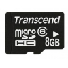 Флеш карта micro SDHC 8GB class 6 + 2 adaptors Transcend (TS8GUSDHC6-2)