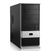 Корпус Foxconn TSAA-427 черный/серебристый 500W ATX 1x80mm 1x92mm 2xUSB2.0 audio AirDuct (TSAA-427-500)