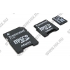 Transcend <TS4GUSDHC6-2> microSDHC 4Gb Class6+microSD-->SD+microSD-->miniSD Adapters