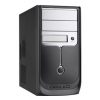 Корпус LinkWorld 437-04 black/silver 430W mATX USB Audio AirDuct 24pin