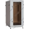NT PRACTIC / MGLASS 22-66 G Шкаф 19" напольный, серый 22U 600x600, дверь  стекло-металл (3ч)
