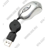 Kreolz Optical Mouse <JM-836K/MC-836sl> Silver (RTL) USB 3btn+Roll,Retractable, уменьшенная