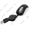Kreolz Optical Mouse <JM-836K> Black (RTL) USB 3btn+Roll,Retractable, уменьшенная