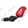 Kreolz Optical Mouse <JM-836K/MC-836r> Red (RTL) USB 3btn+Roll,Retractable, уменьшенная