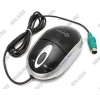 Kreolz Optical Mouse <JM-829K/MS-829> Silver&Black (RTL) PS/2 3btn+Roll