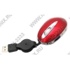 Kreolz Optical Mouse <JM-825K/MC-825sr> Red (RTL) USB 3btn+Roll,Retractable, уменьшенная