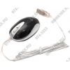 Kreolz Optical Mouse <JM-820K/MC-820sb> Silver&Black (RTL) USB 3btn+Roll,уменьшенная